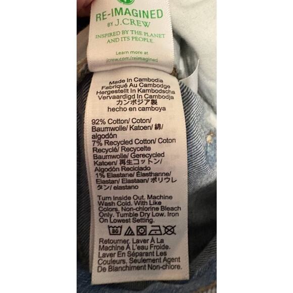 J. Crew Mid-Rise Flare Crop Jeans Size 29 - Picture 7 of 7